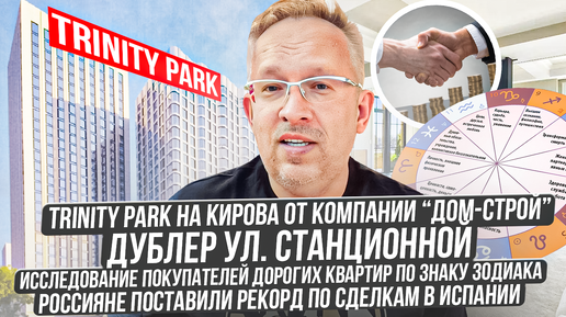 Trinity Park на Кирова от компании Дом-Строй. Дублер ул. Станционной. Новая классификация офисов.