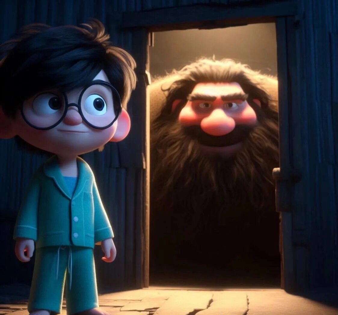 «Гарри Поттер и философский камень» в стиле Pixar   📷
