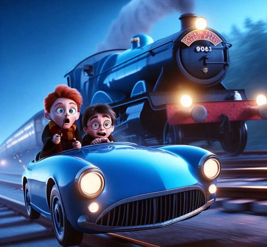 «Гарри Поттер и Тайная комната» в стиле Pixar   📷