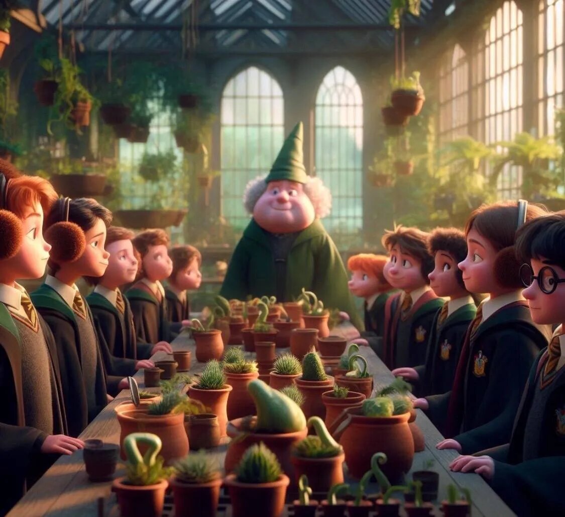 «Гарри Поттер и Тайная комната» в стиле Pixar   📷