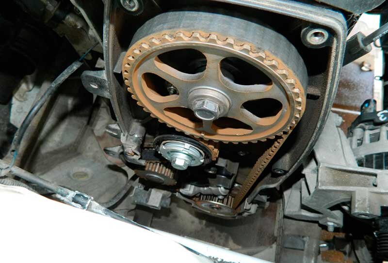 Привод ГРМ лада Гранта на моторе 11186