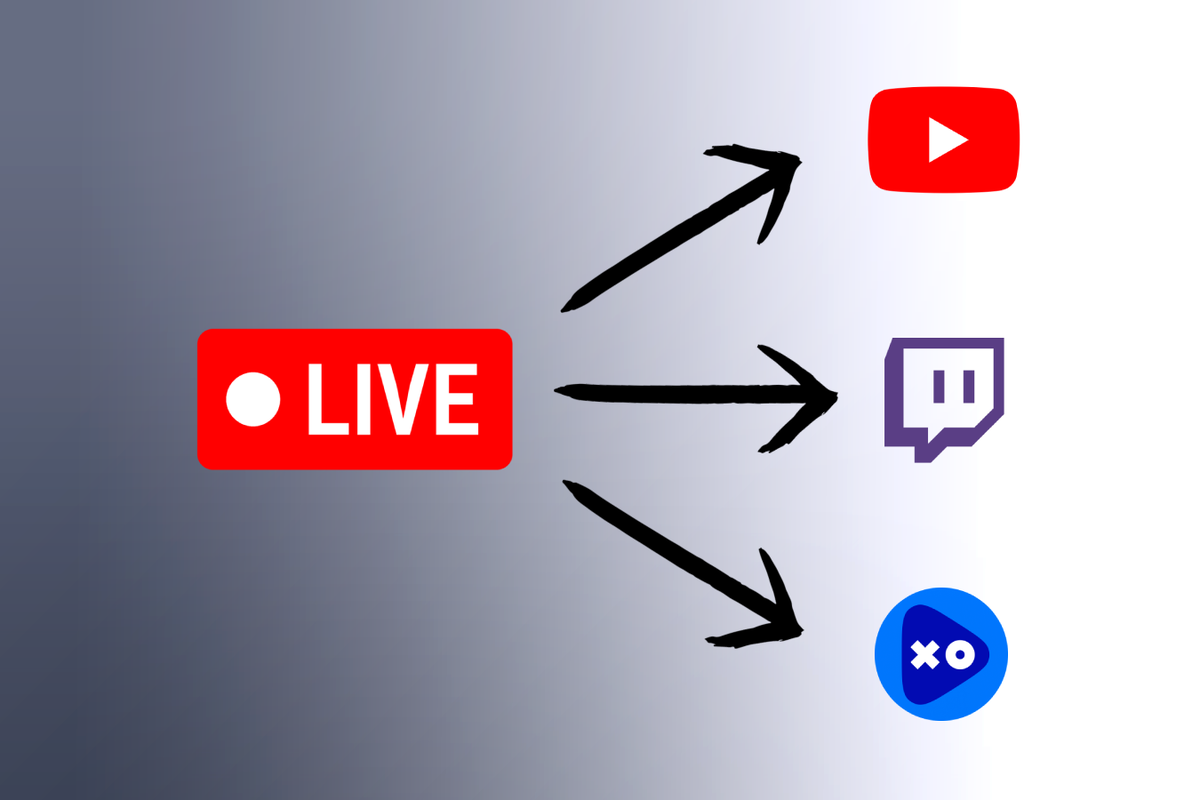 Зачем стримить на одну, если можно на все сразу?