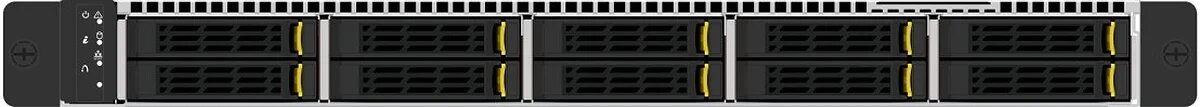 Сервер YADRO X3-105 вид спереди без фальшпанели