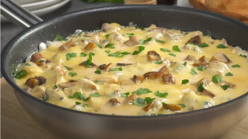 Жюльен на сковороде