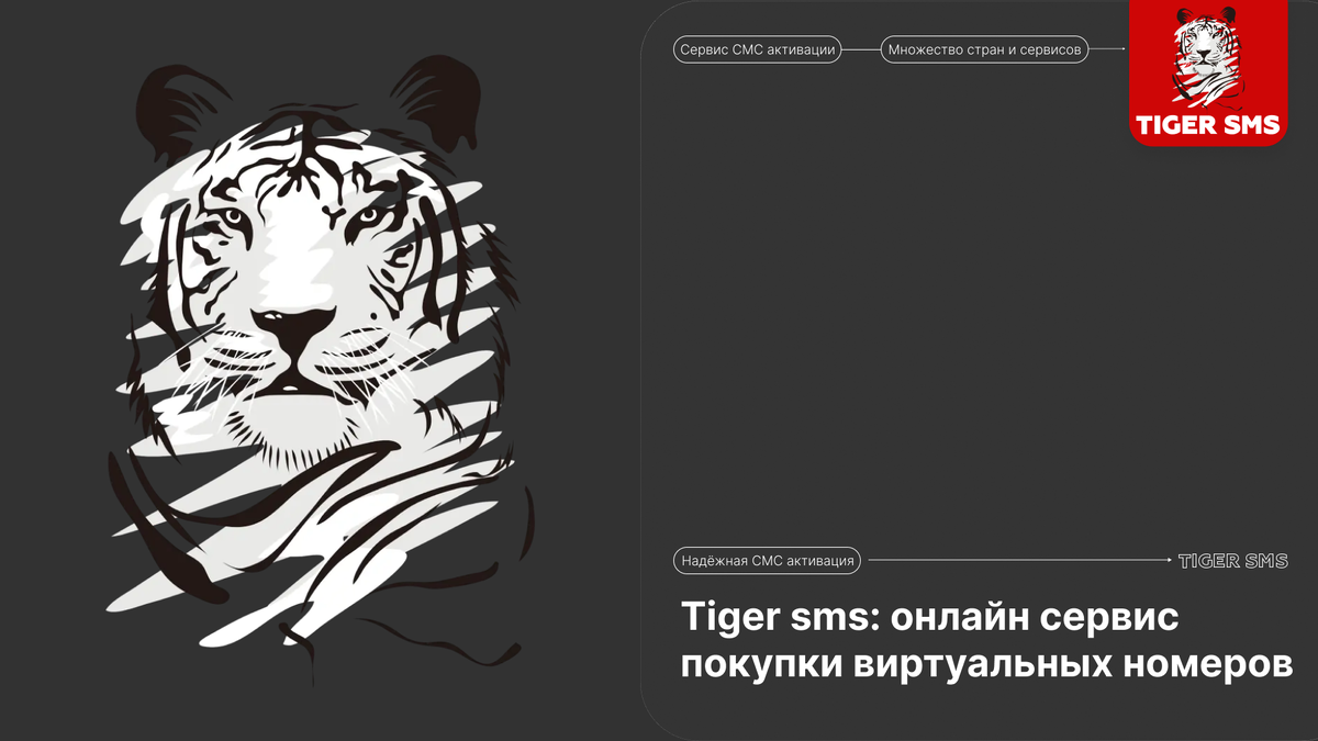 Tiger SMS: Онлайн-Сервис Покупки Виртуальных Номеров | TIGER SMS | Дзен