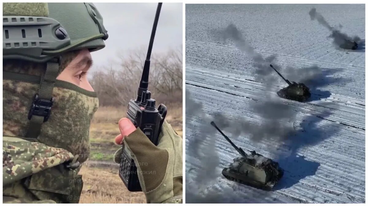 Слаженная работа российских подразделений привела к маленькой победе. Фото: кадр из видео.