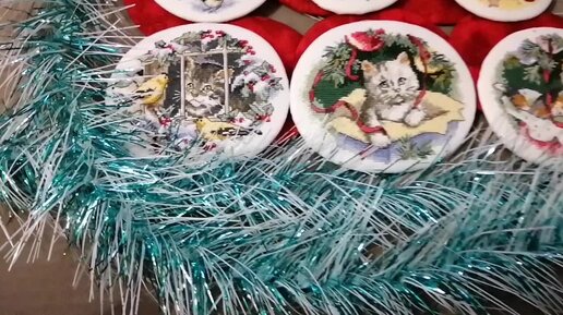 Котята на память (Клубок желаний) а-ля Kitty Keepsake Ornaments (Dimensions): подготовка к сборке