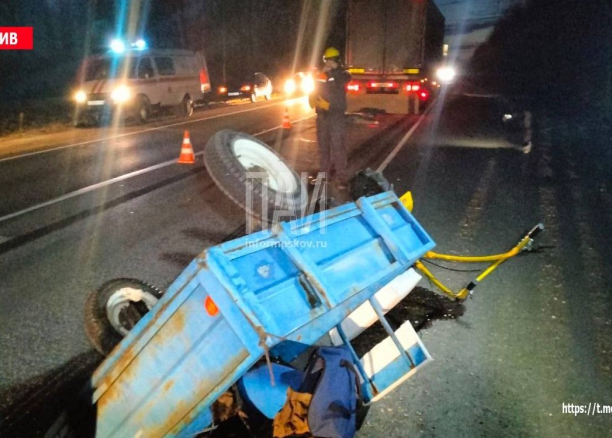    Смертельное ДТП с большегрузом произошло в Гдовском районе