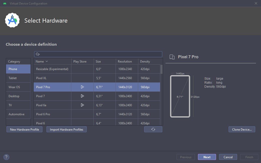Создание виртуального устройства