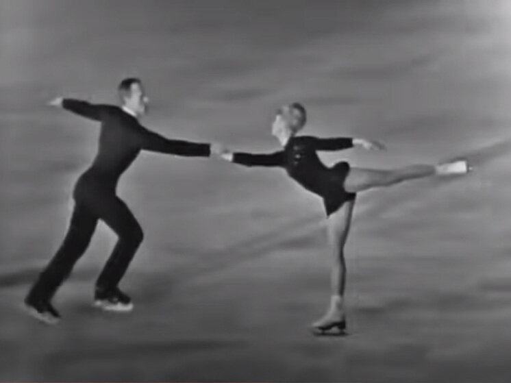     Людмила Белоусова и Олег Протопопов. Фото: кадр из видео youtube