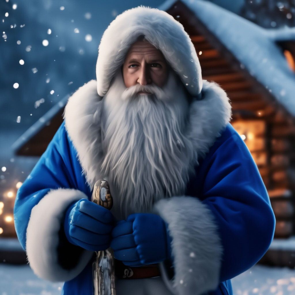 Морозко. Нейросеть Шедеврум.