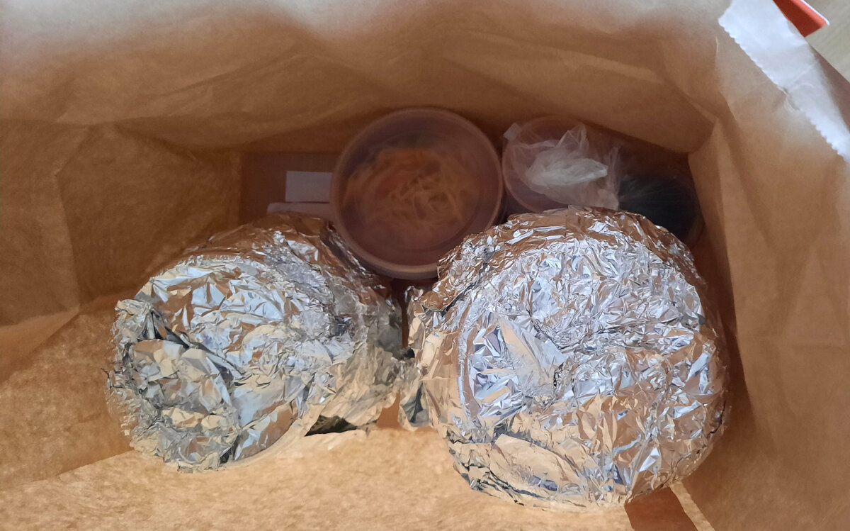 Упаковки с едой