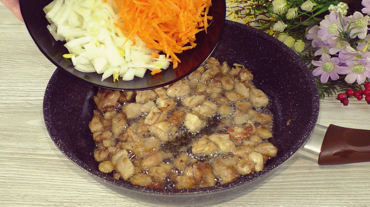 Каша с мясом фото
