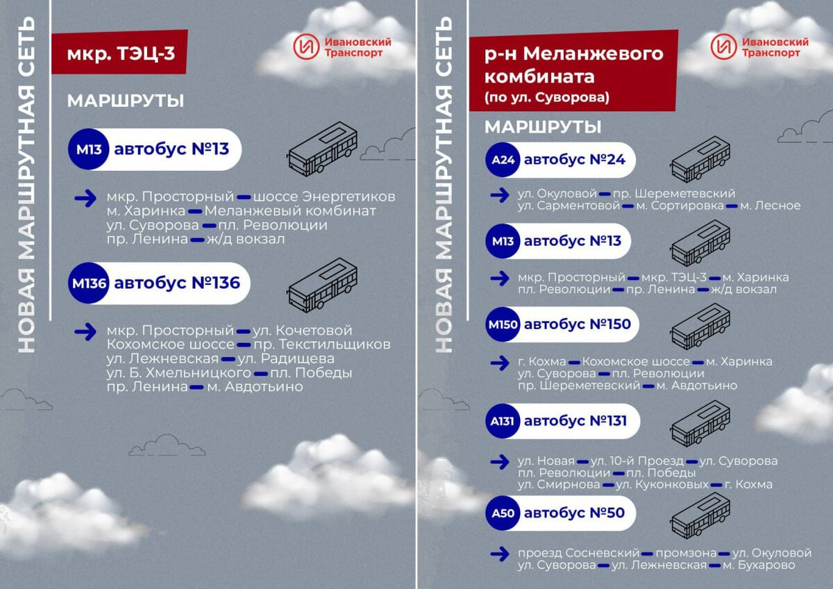 Новый проект маршрутов транспорта в Иванове | IvanovoNEWS | БАРС | Новости  | Иваново | Дзен