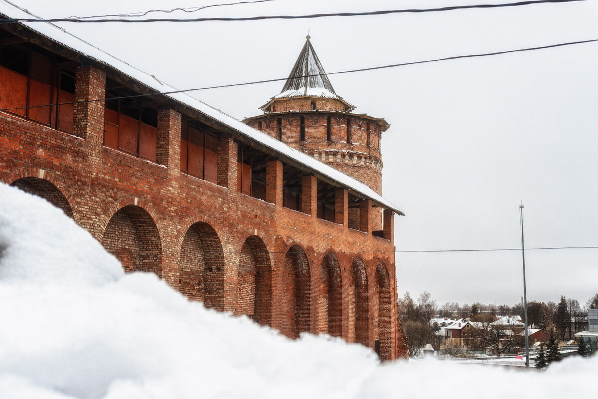 Коломенская крепостная стена.