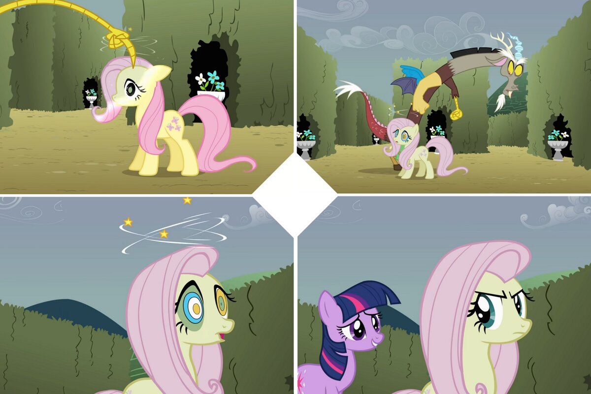 Дискорд гипнотизирует Флаттершай