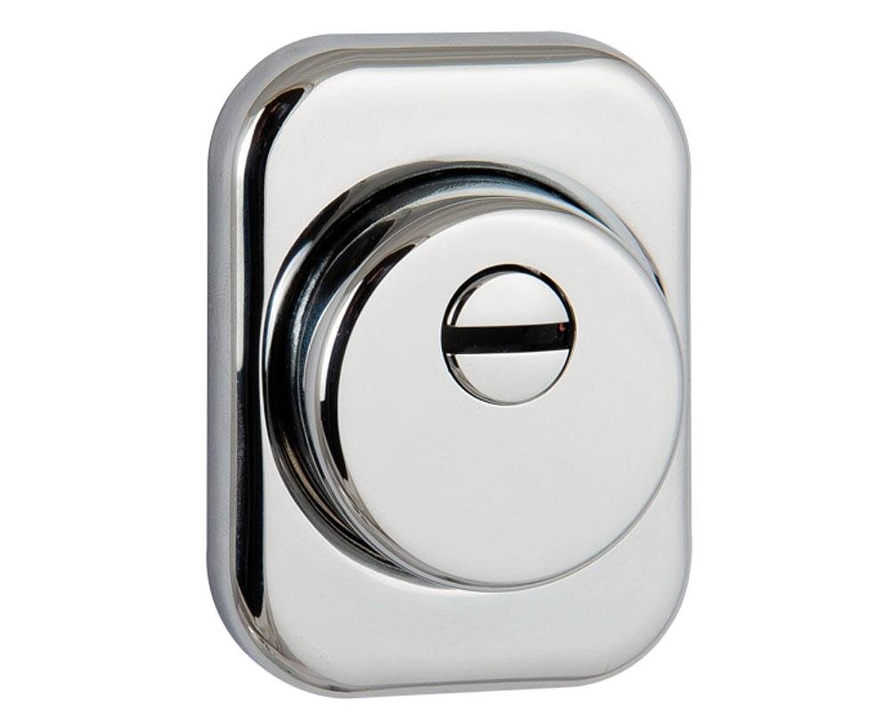 Вот так выглядит сувальдный замок снаружи замочной скважины