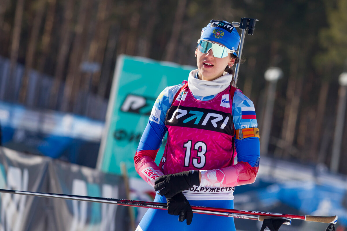 В Красноярске грузинка чемпион по биатлону