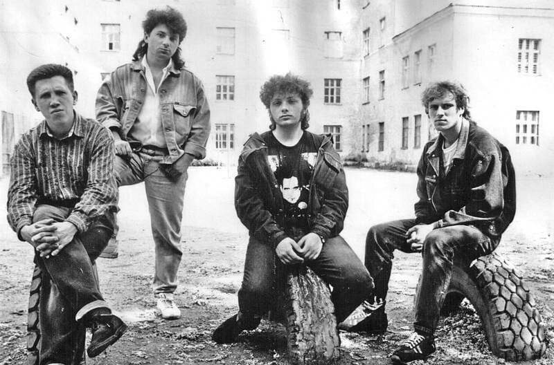 "Агата Кристи". 1988. Фото взято из открытого доступа в Интернете 