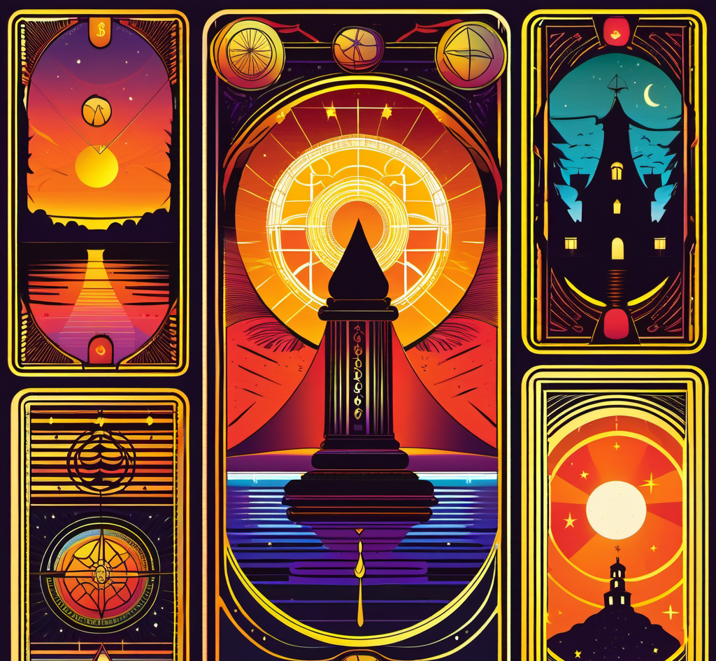 Карты Таро. Иллюстрация сгенерирована нейросетью