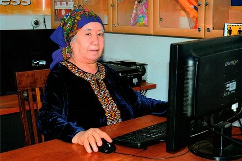 Солтан Ачилова. Фото с сайта "Хроника Туркменистана"