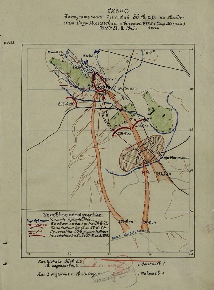 Карты боевых действий.