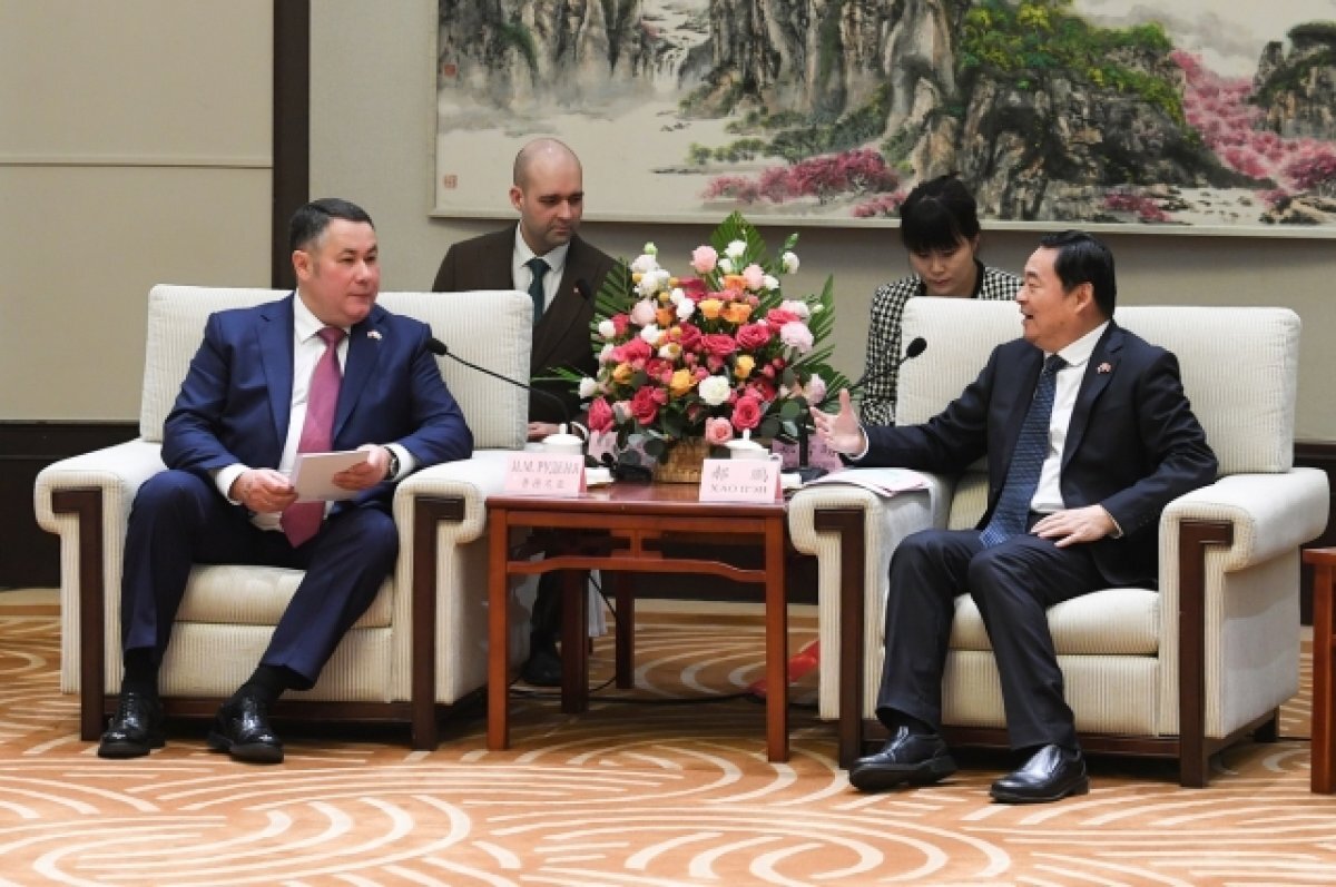    Губернатор Тверской области Игорь Руденя приехал в КНР с бизнес-миссией