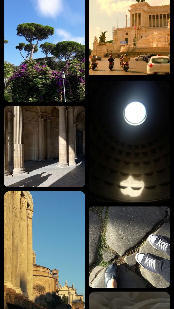 Пантеон, сосны Лацио и тени вечного города