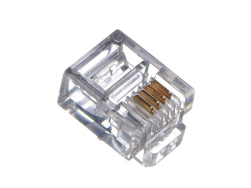 Коннектор RJ-11 (6p4c), нож с 2-мя зубцами