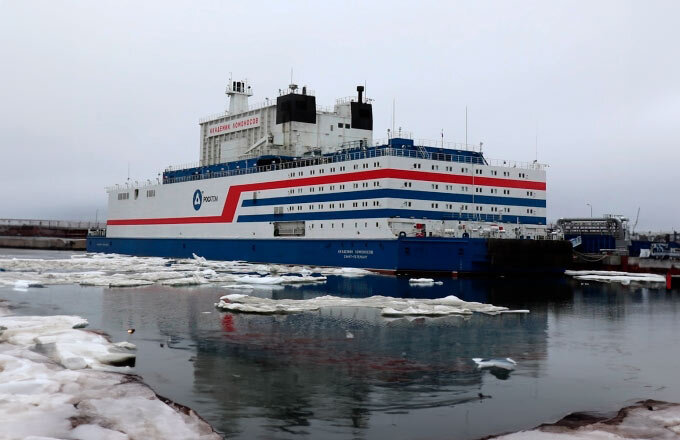 Работу уже действующей АСММ можно увидеть и оценить на примере плавучего энергоблока «Академик Ломоносов», который был введен в эксплуатацию в порту Певек на Чукотке в декабре 2019 года