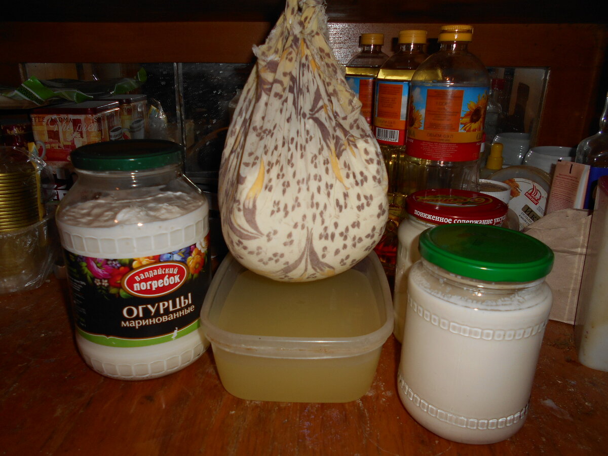 Творог и сметана