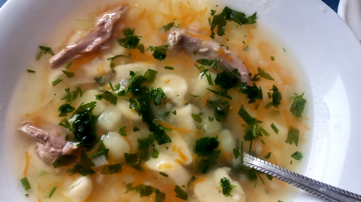 Густой диетический супчик