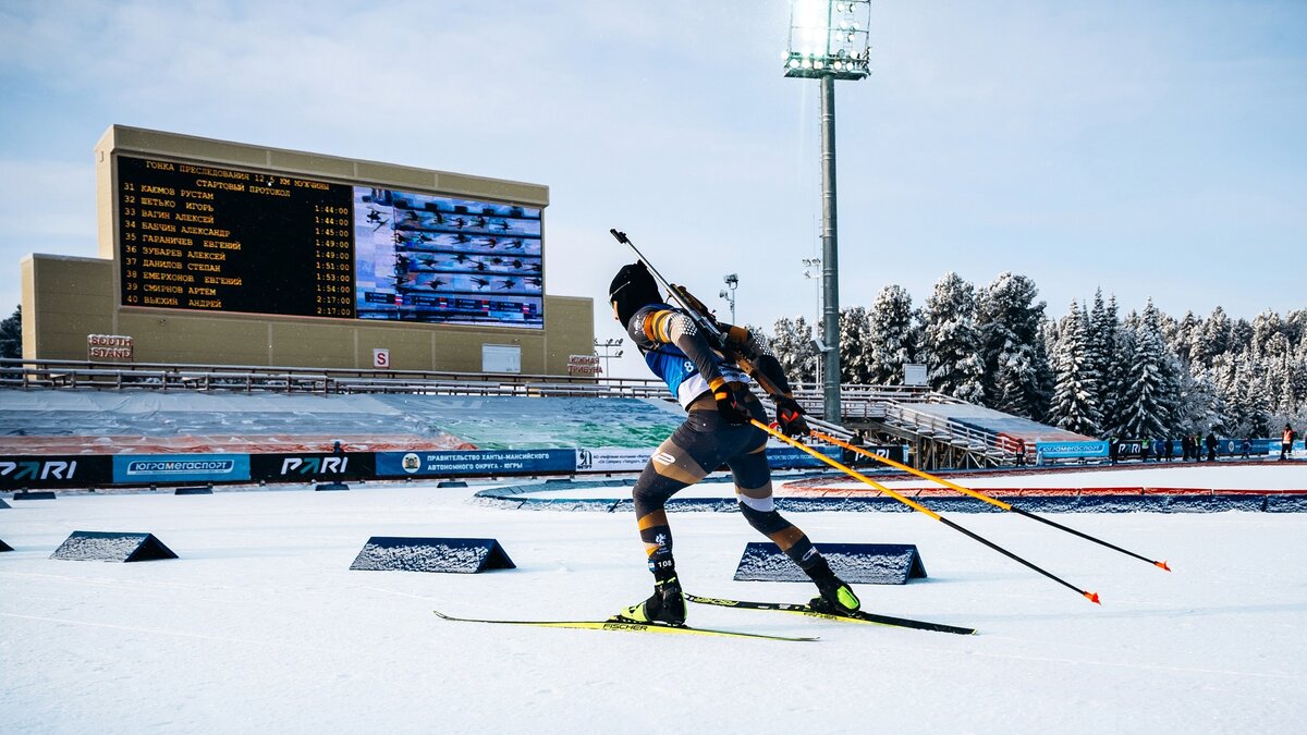    Большие призовые выиграли биатлонисты в Ханты-Мансийске