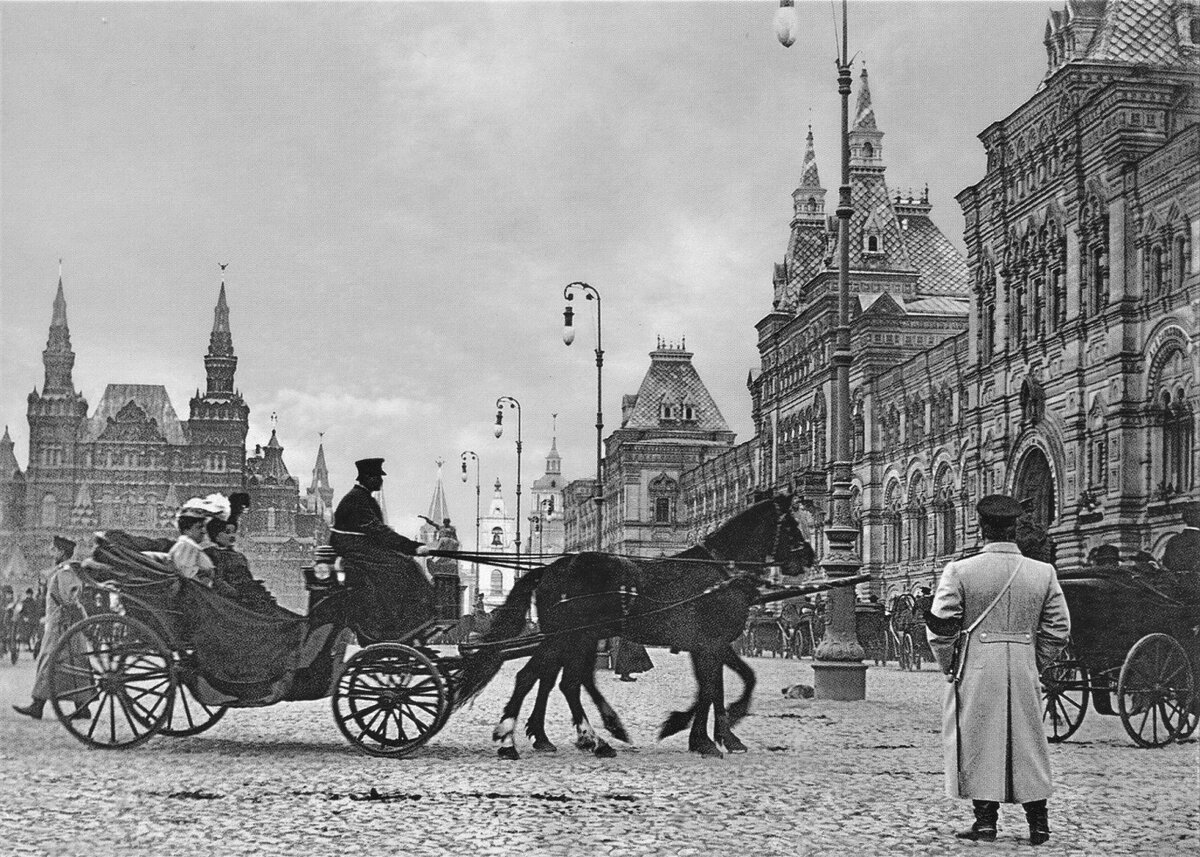 Москва. Красная площадь 1900 годы