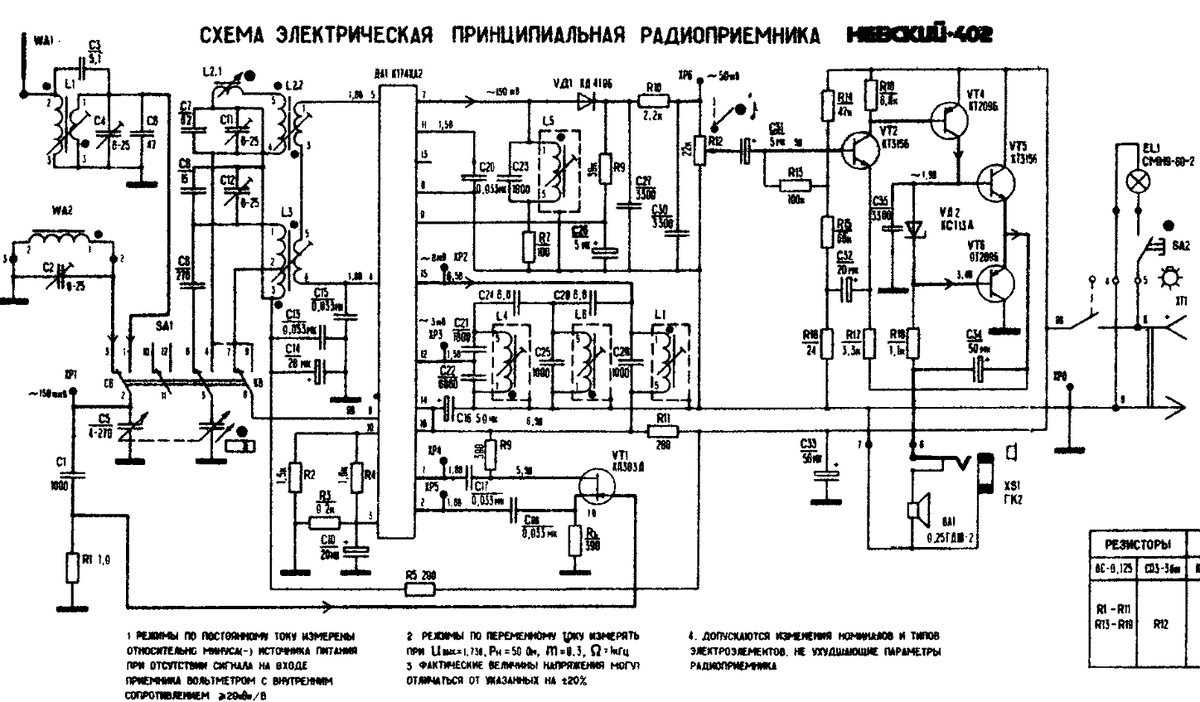 Эл схема приемника sningrau модель st bх7405