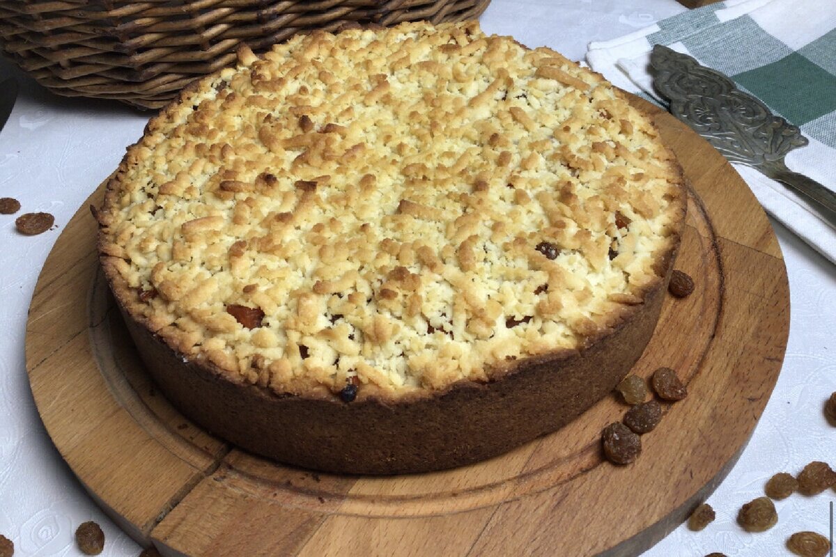 Готовый пирог. Фото автора 