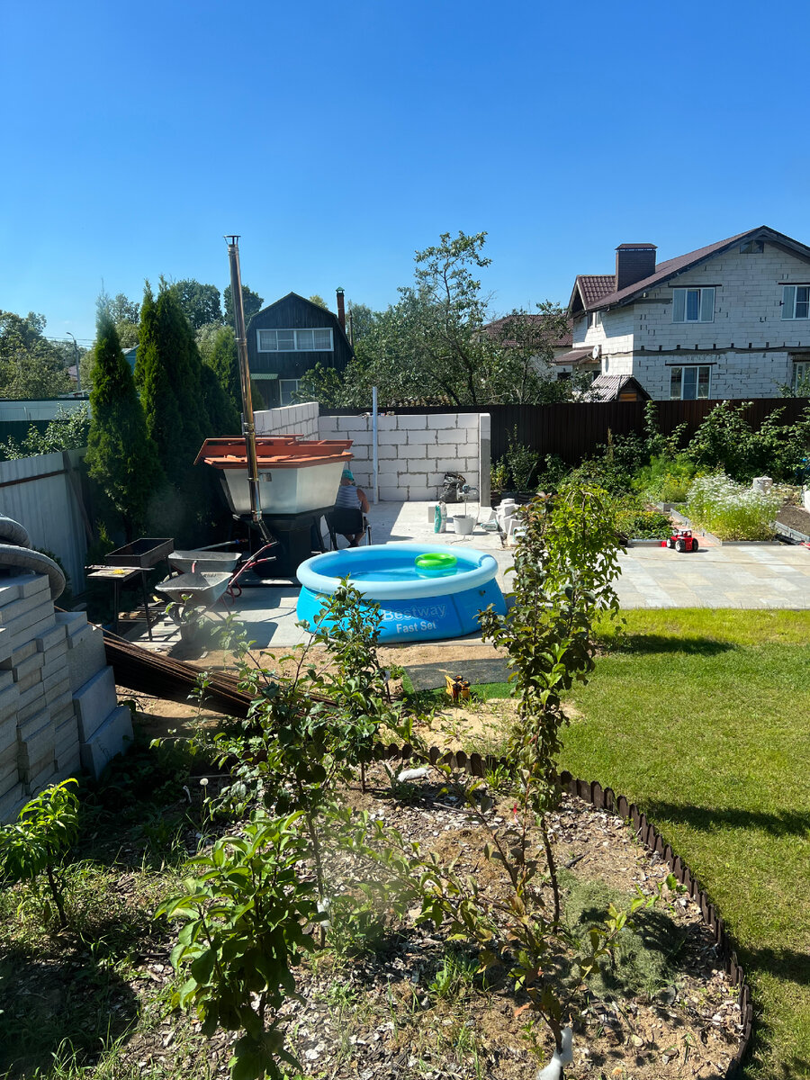 Вид из окна лето 2023