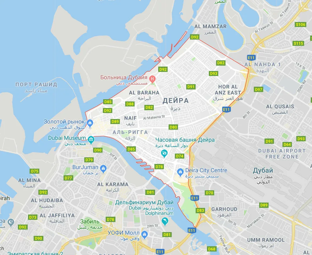 Район Дейра в Дубае на карте. Остров Дейра Дубай на карте. Районы Дубая на карте. Дубай район Дейра на карте города. Карты в дубае принимают