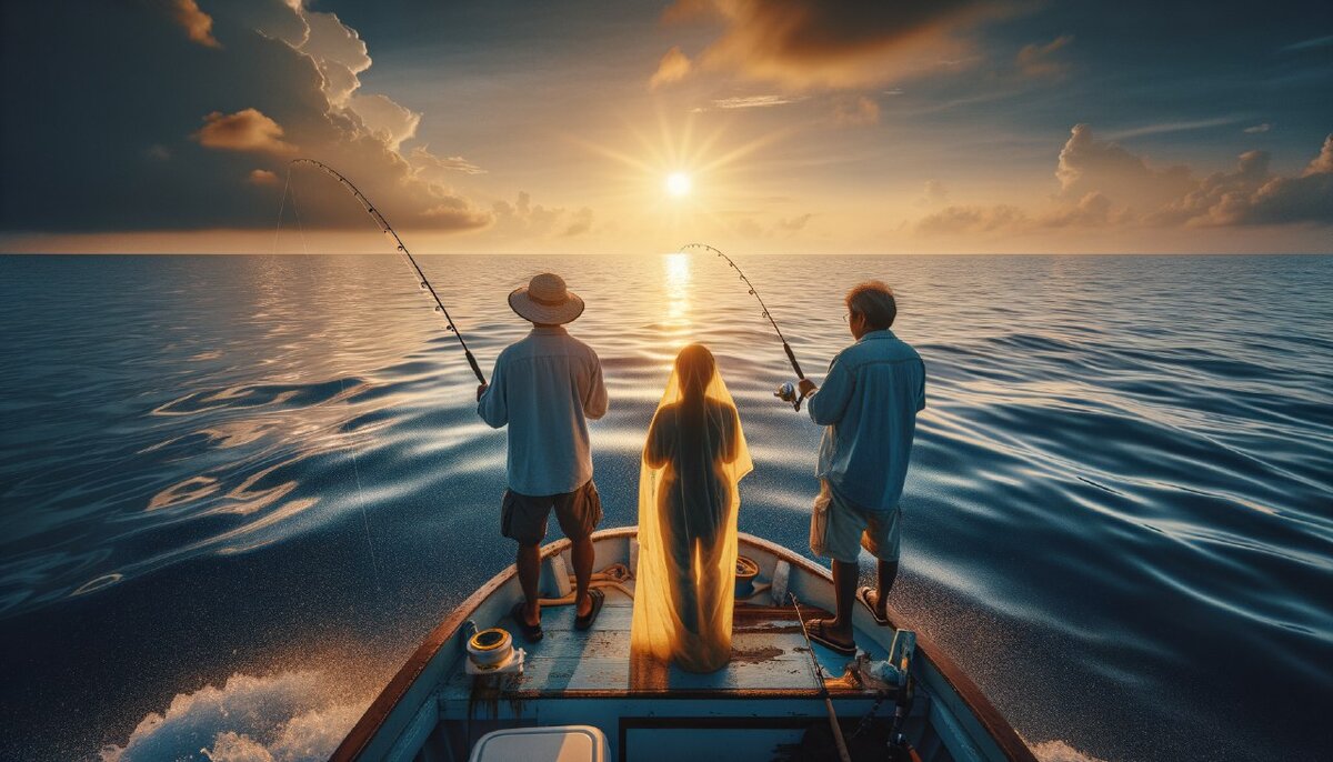 

Лето в самом разгаре, и трое друзей, Максим, Дмитрий и Андрей, решили отправиться на незабываемую рыбалку на море. Они арендовали уютную яхту и собрали всё необходимое для приключения.

Утром, когда солнце только поднялось над горизонтом, друзья выходят в открытое море. Ветер ласково касается их лиц, а шум прибоя создает атмосферу настоящей свободы и возбуждения.

Первым делом они решили посетить известное место для ночной рыбалки на острове Коралловый. Когда они пришвартовали яхту у берега, Максим с радостью бросил крючок в воду, полную разнообразной морской жизни. Он надеялся поймать большую рыбу и стать героем дня.

Но вдруг, с удивлением, Максим почувствовал сильное потягивание на своей удочке. Он начал с трудом подтягивать рыбу и чувствовал, как она сопротивляется. Когда рыба наконец-то выплыла на поверхность, оказалось, что это был гигантский тунец – настоящий трофей!

Друзья были в полном восторге от удачного улова. Они обменялись победными улыбками и решили приготовить свежую рыбу на борту яхты. Максим быстро нашел рецепт для приготовления тунца и сделал вкуснейшие шашлыки на гриле.

Во время ужина они наслаждались не только вкусом рыбы, но и великолепным видом на закат, который красиво покрывал море золотистым оттенком. Они тостовали за дружбу, приключения и успехи на рыбалке.

После ужина, когда ночь окутала остров Коралловый, друзья решили попробовать свои силы в ночной рыбалке. Они включили специальные подсветки на яхте и бросили удочки в воду. Мерцание светодиодов и волн вокруг создавали магическую атмосферу.

В это время Максим заметил, как что-то быстро ловко плавает под водой и подплывает к его удочке. Это оказался акула! Но вместо того, чтобы испугаться, Максим остался спокойным. Он быстро действовал и с ловкостью умудрился освободить акулу, не причинив ей вреда.

Друзья восхищенно смотрели на Максима и поняли, что даже на рыбалке можно проявить сострадание к природе и сохранять баланс. Они решили запомнить этот момент на всю жизнь и передать его потомкам.

Так закончилась незабываемая рыбалка трех друзей, Максима, Дмитрия и Андрея, на море. Их приключения оставили в сердцах глубокие следы, и они с удовольствием будут вспоминать эти яркие моменты всегда.

Надеюсь, что тебе понравилась эта уникальная история про рыбалку на море.