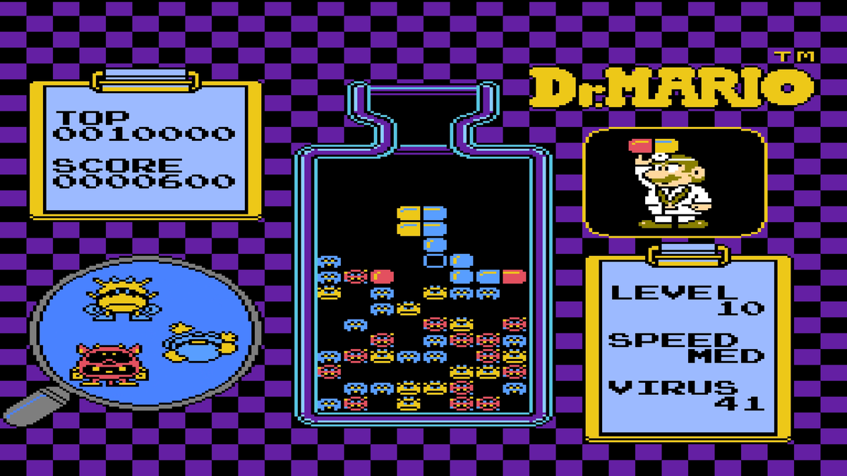 Играть доктора марио. Игры Dr Mario NES. Игра Тетрис Денди доктор. Доктор Марио NES. Dr. Mario 1990.