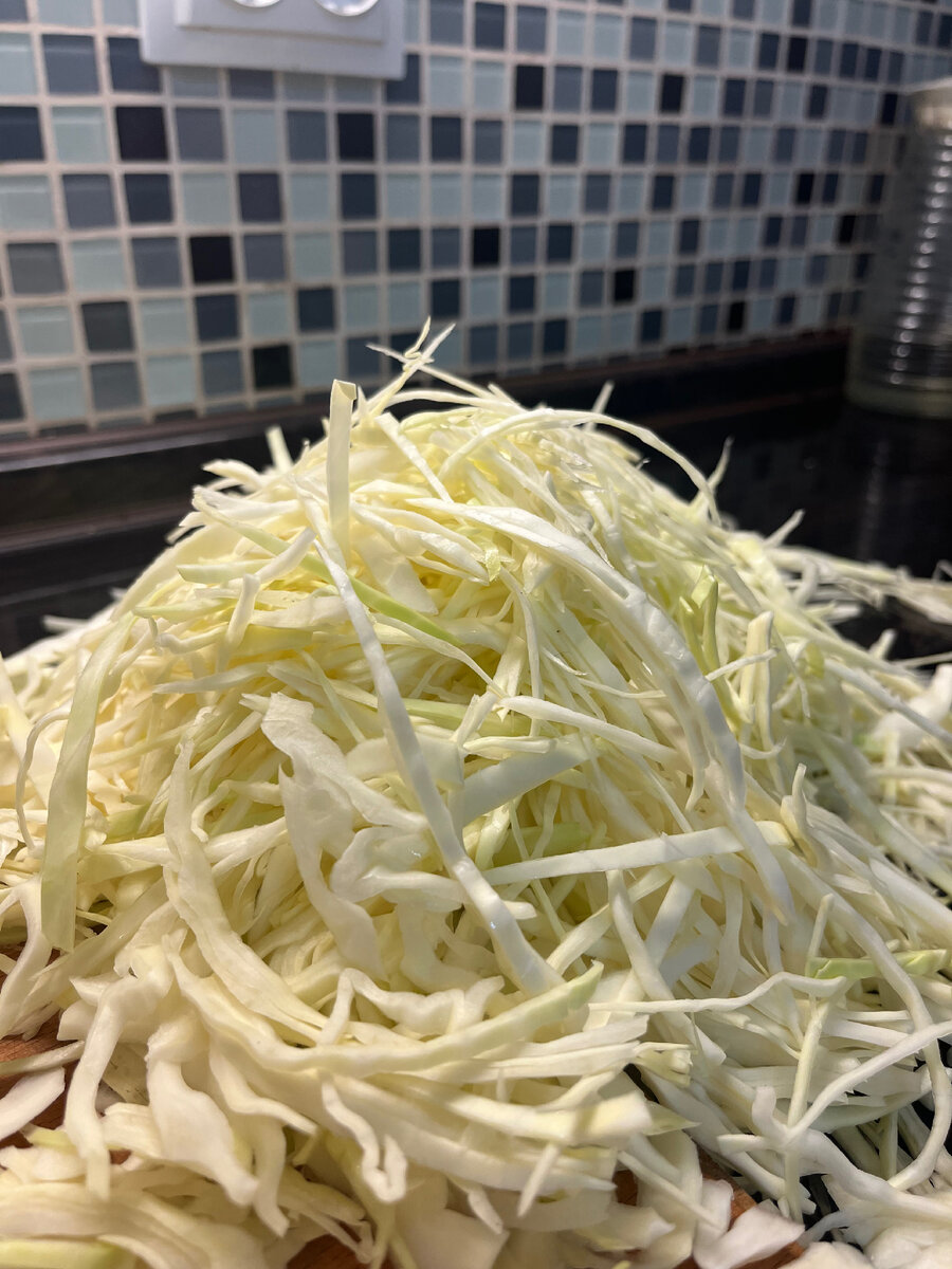 Тонко нарезанная капуста 
