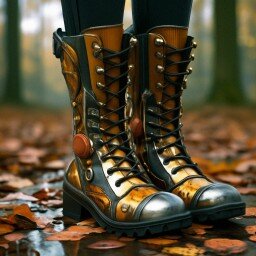 А так выглядит осенняя обувь творческого человека)