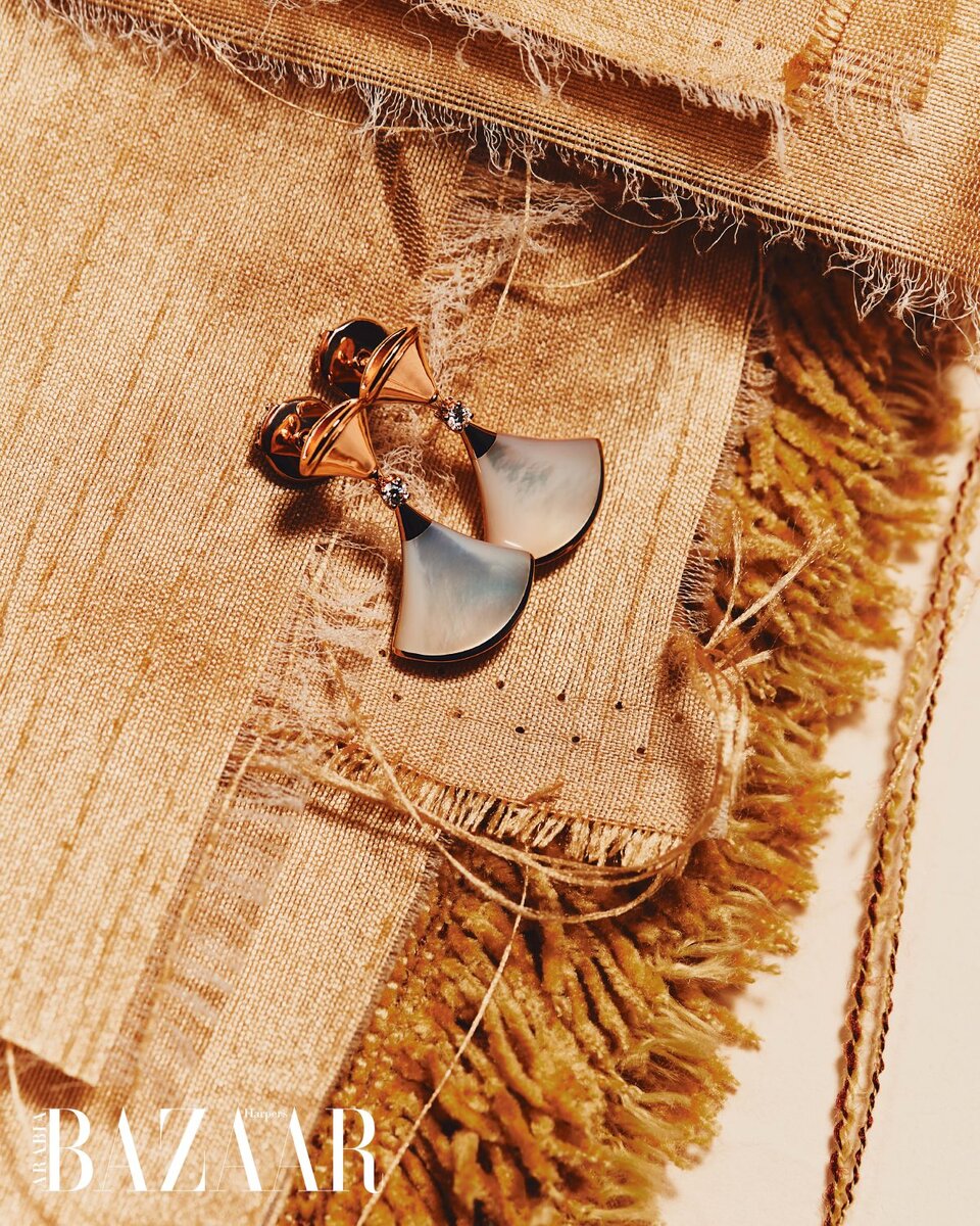 Серьги Divas' Dream из розового золота с бриллиантами и перламутром, POA, Bulgari