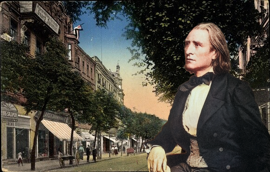 Театр имени королевы Луизы и Ференц Лист, коллаж.