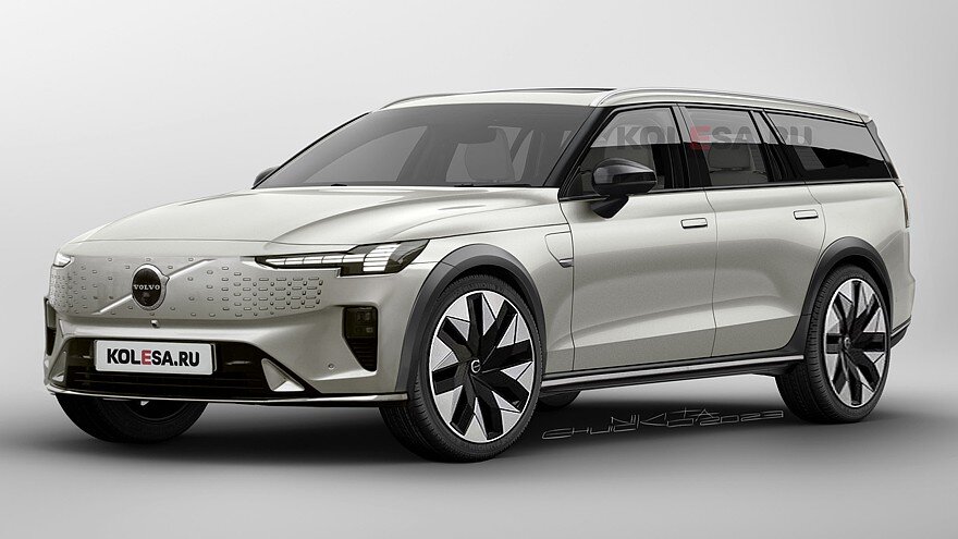 Рендер нового Volvo V90 Cross Country