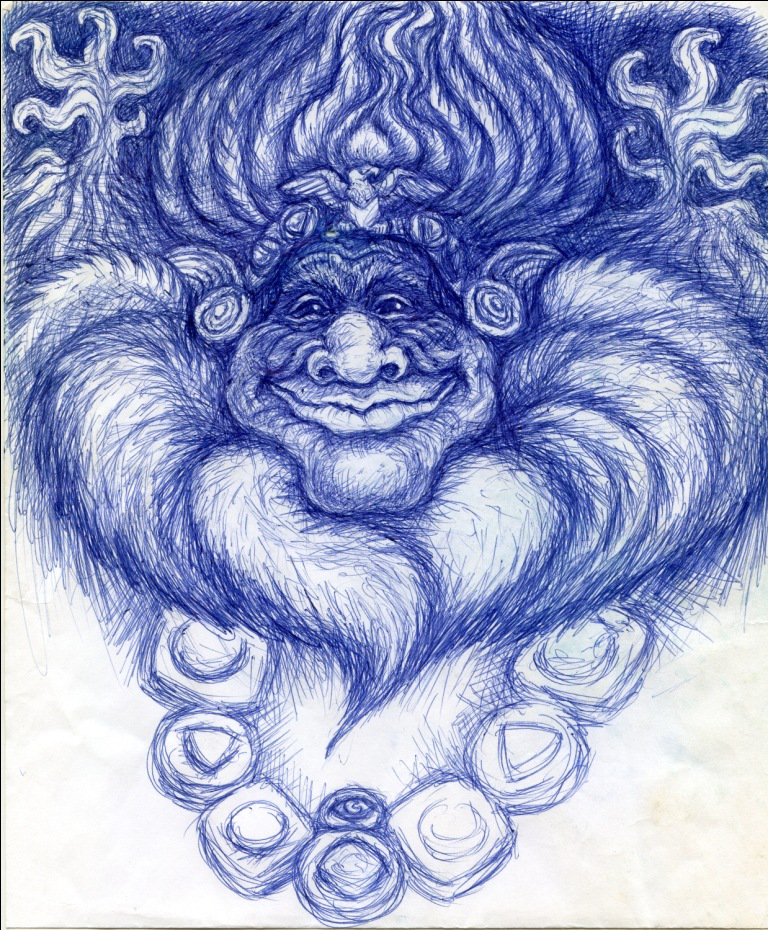 Скан рисунка Сани Короля