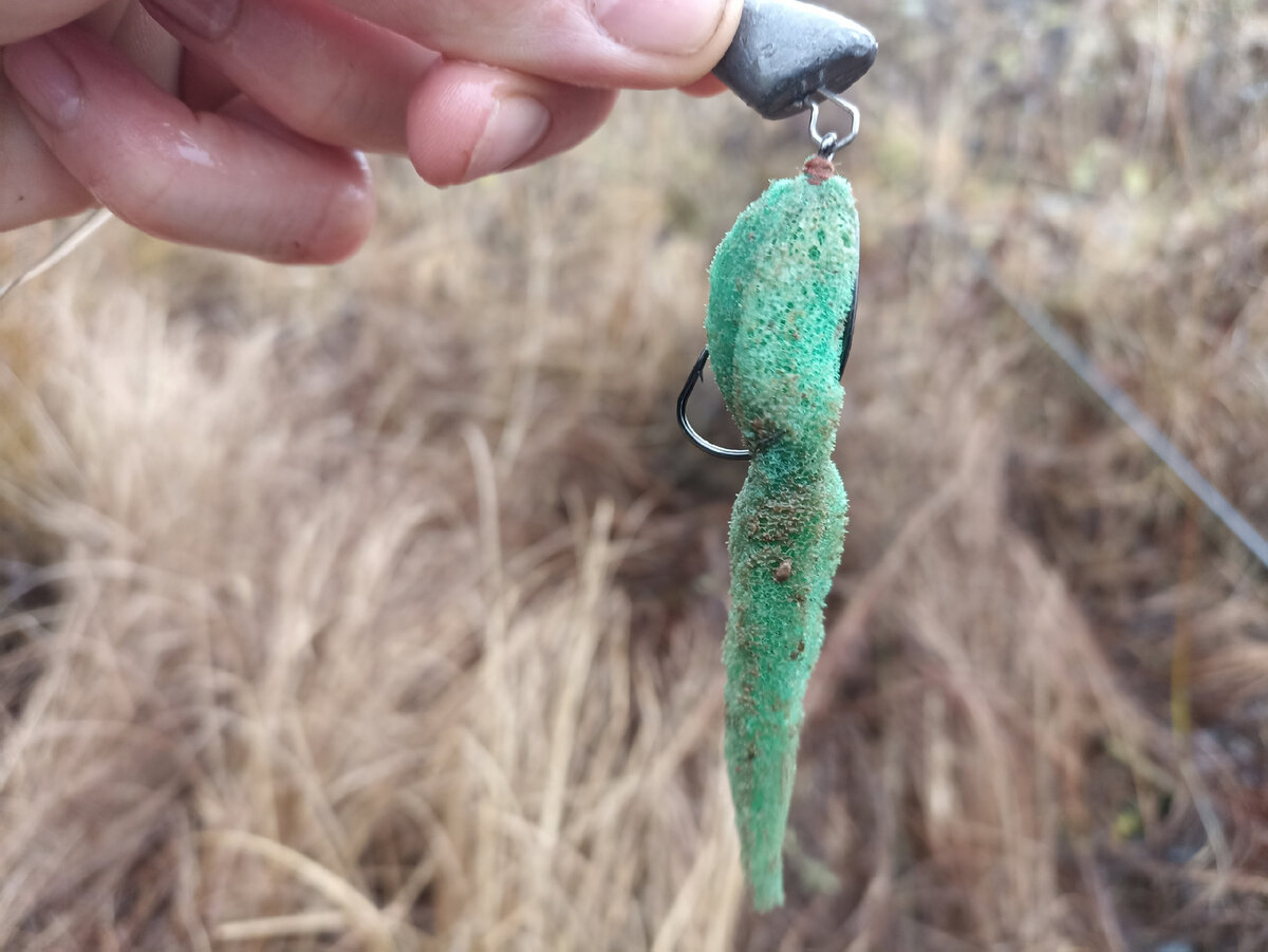 поролонка после поклевки