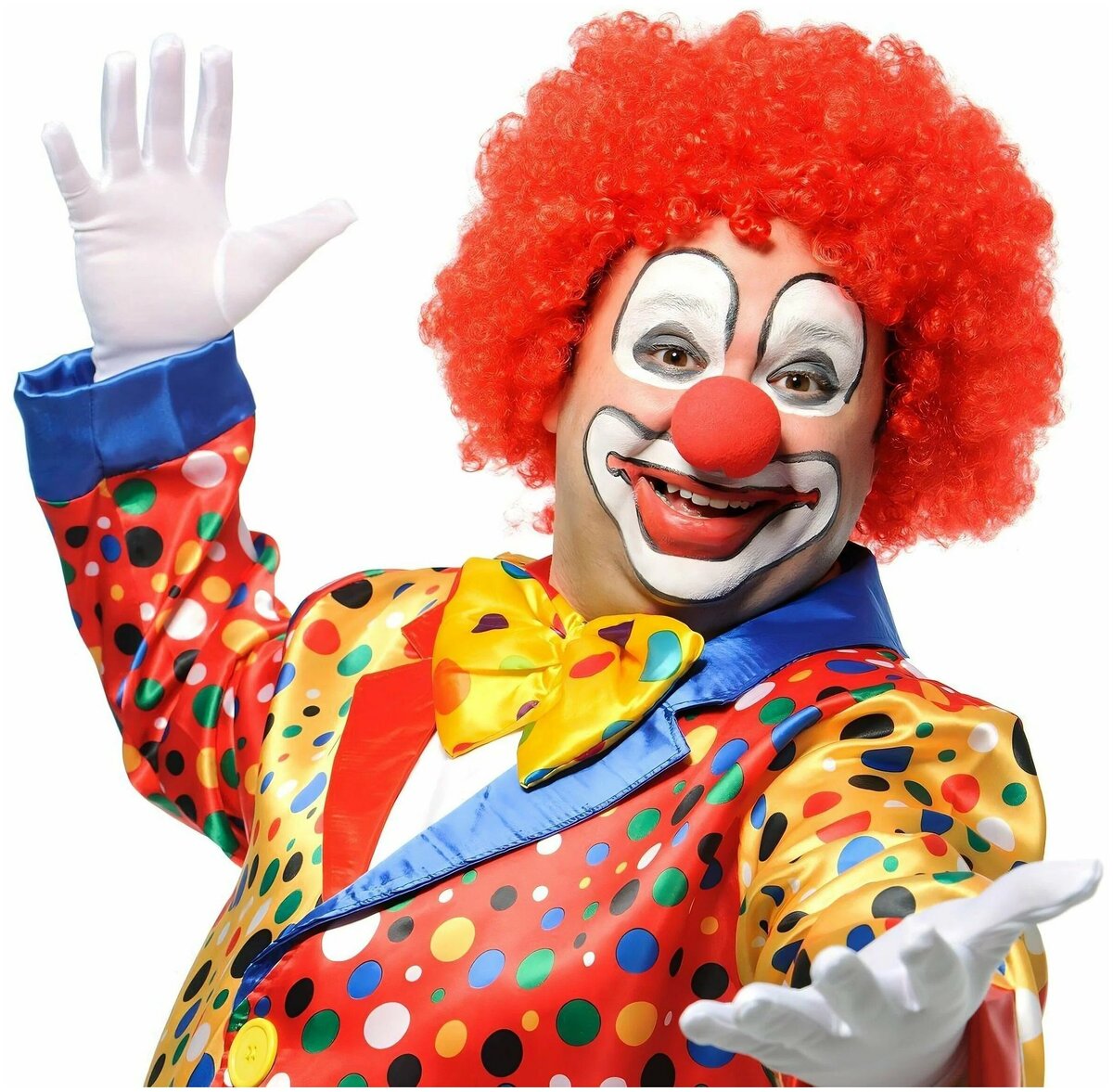 Привет ,я клоун Клёпа! Пришел к вам в школу стричь бабосики! источник картинки: market.yandex.ru