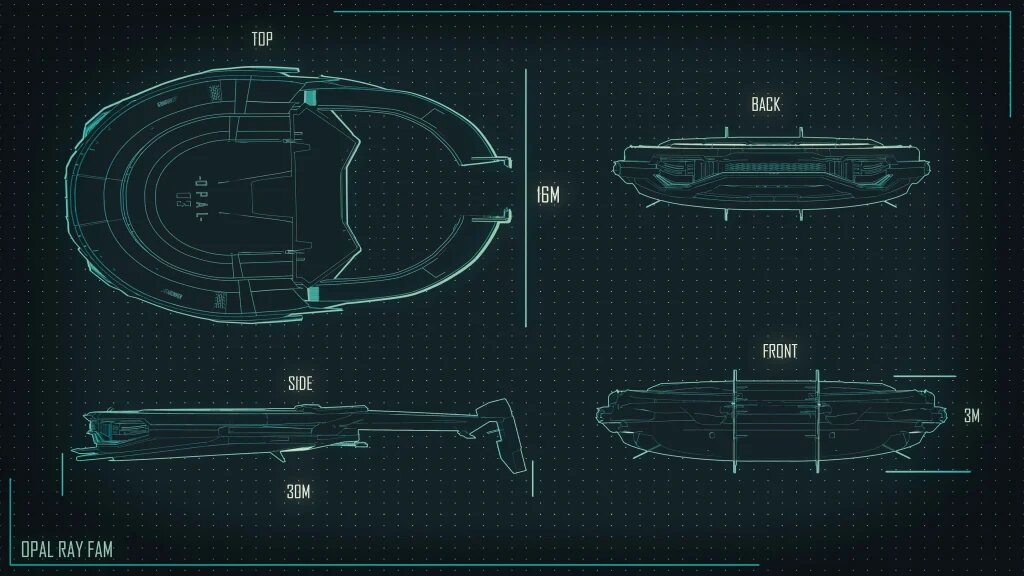 Opal Rayfam – Концепт-арт (размеры)