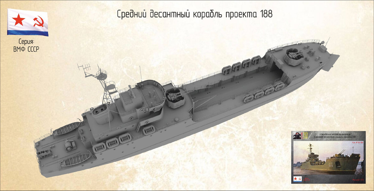 Средние десантные корабли проекта 188